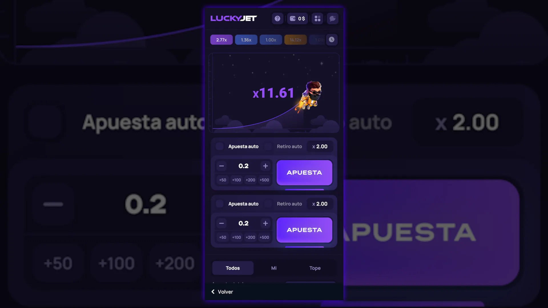 Lucky Jet apuestas